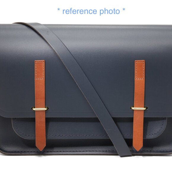 Cambridge Satchel Bridge Closure Messenger Bag - blue - sold out! - Picture 12 of 12